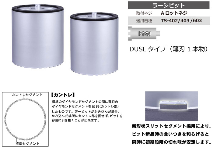 ラージビット　DUSLタイプ(薄刃)