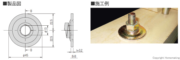 ハイスプリング丸座金