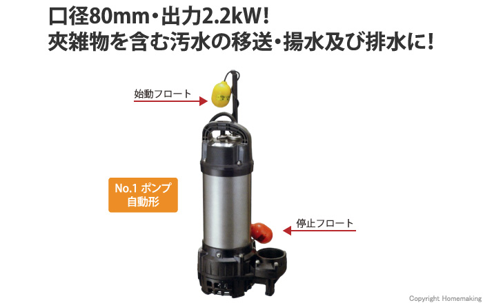 ツルミポンプ 80PNA22.2 ツルミポンプ