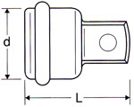 インパクト用ソケットアダプター 9.5mm角