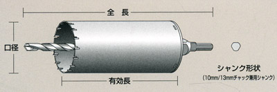 ユニカ E&Sコア ALC用 SDSプラス軸(セット) 25mm: 他:ES-A25SDS|ホーム