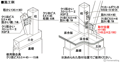 クリ筋かいストッパーII