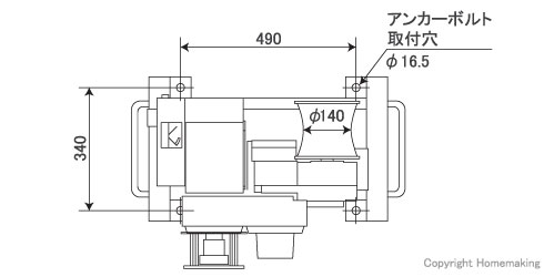 ケーブル入線用ウインチ