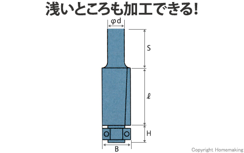 木村刃物 目地払ビット HLタイプ(ベアリング付) 刃径φ10mm(軸 木村刃物 目地払ビット HLタイプ(ベアリング付) 刃径φ10mm(軸