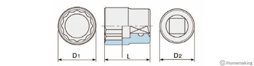 ソケットレンチ用ソケット