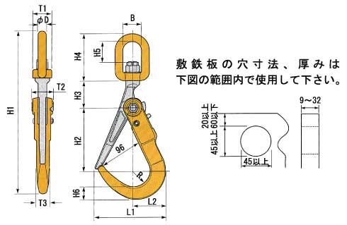 能力・寸法表