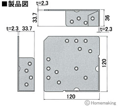 ニュー皿ビス筋かいボックス