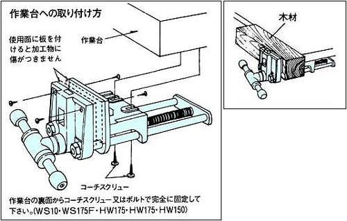 モッコーバイス　取付方・使用例