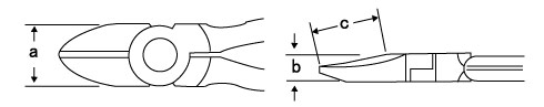 ニッパ寸法図