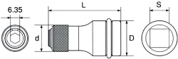 TOP　シャンクアダプター　EPW-3N