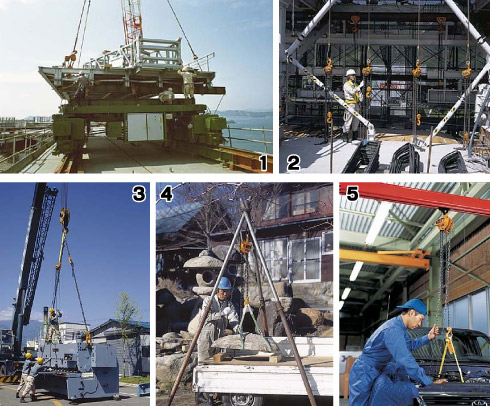 チェーンブロック　キトーマイティ　M3形　作業実例