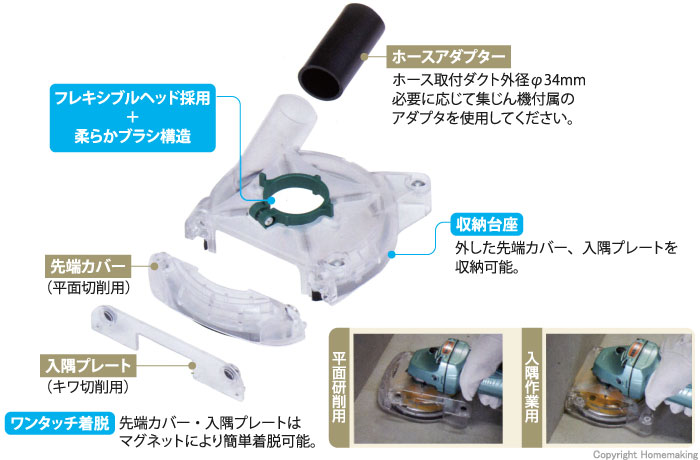 三京ダイヤモンド工業 クリ～ン太くん研削用(4型ディスクグラインダー