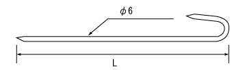 ロープ止め寸法図