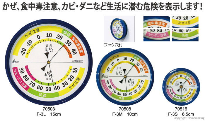 温湿度計　生活管理