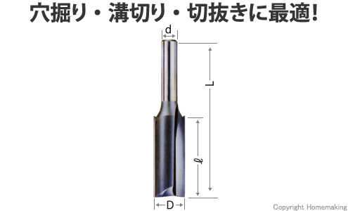 超硬ストレートビット