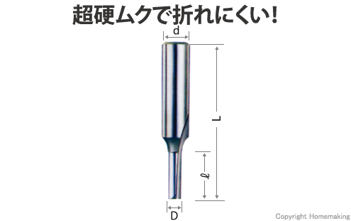 超硬ソリッドストレートビット