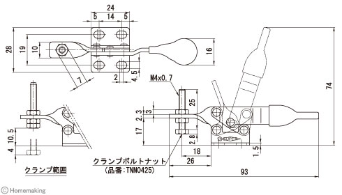 TD01F寸法 TD01F寸法