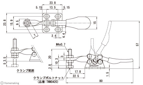TDH150F寸法 TDH150F寸法