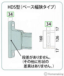 HDS型(ベース幅狭タイプ)