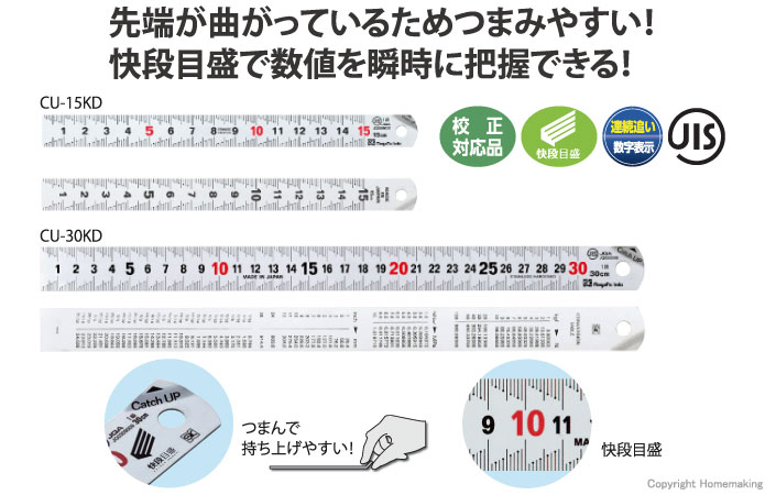 キャッチアップスケール　快段目盛