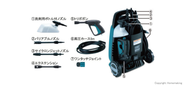 新発売】 マキタ 高圧洗浄機 MHW0700 0800 用 トリガガン AR03320152