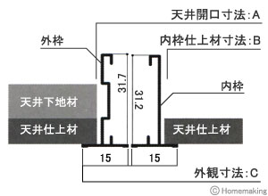 天井点検口 天井点検口
