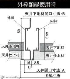 目地天井点検口