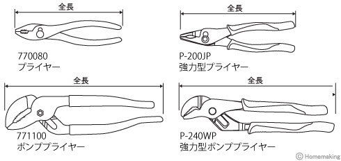 ポンププライヤー