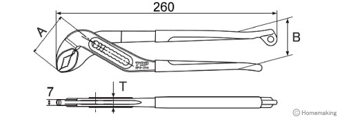 三枚合せ電設プライヤ