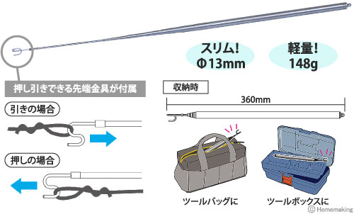 コンパクト！スリム！軽量！小型ペン型のフィッシャー