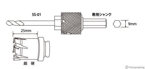 専用シャンク