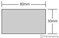 80mm×30mm""