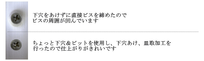 仕上がりに差が出ます