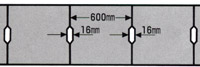 最大600mmまでのつかみ巾をスライド調整