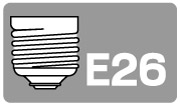 口金：回しこみタイプ　E26