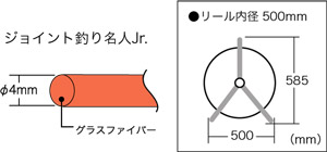 ジョイント釣り名人Jr