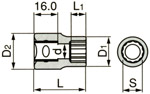 12角ソケット（差込角12.7mm）