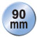 90mm