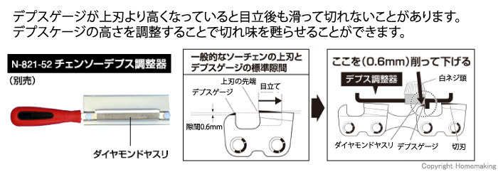 デプス調整器は必需品！！(別売)