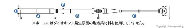 ミカサ 高周波バイブレーター(ラバーヘッド) φ32mm×4m: 他:FX-30RE 