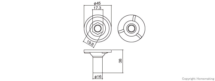 カネシン カットスクリュー・III 1箱(200個入)::C-SW-III|ホームメイキング【電動工具・大工道具・工具・建築金物・発電機の卸値通販】