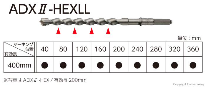 アンカードリル ADXII HEXLL