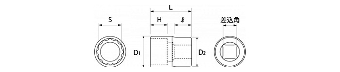 Top ソケットレンチ用ソケット 差込角12 7mm 8mm 他 S 408 ホームメイキング 電動工具 大工道具 工具 建築金物 発電機の卸値通販
