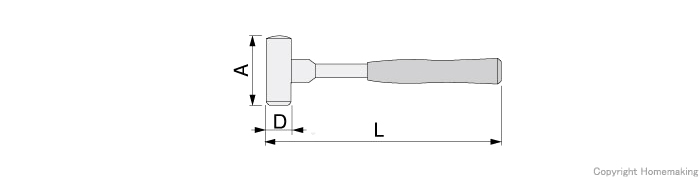 ウレタンショックレスハンマー