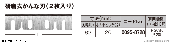 研磨式かんな刃