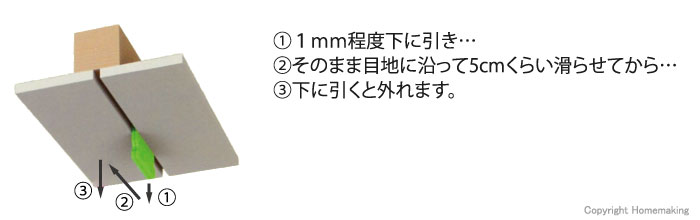 外し方