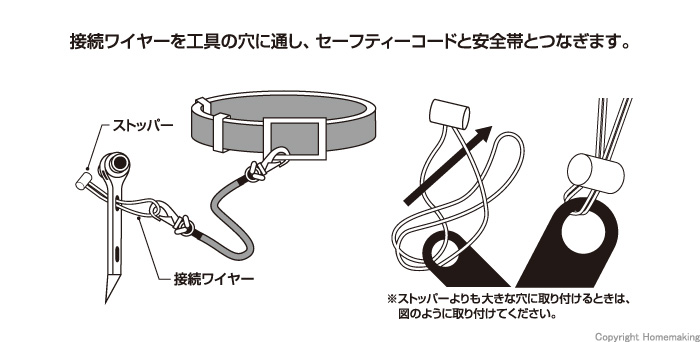 布製セーフティコード　5kgタイプ　金色