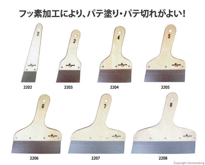 フッ素加工パテベラ