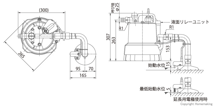 残水吸排水用スイープポンプ