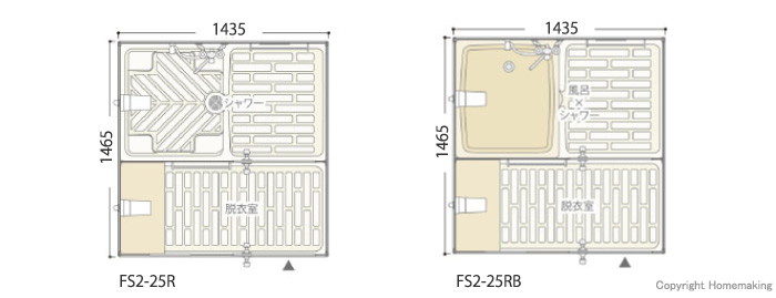 特別送料無料！】 ファースト店ハマネツ 屋外風呂シャワーユニット FS2-23S FS2シリーズ 送料別途お見積り